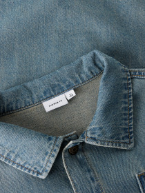 NAME IT Oversize Denim Skjorte Tom Vintage Medium Blue